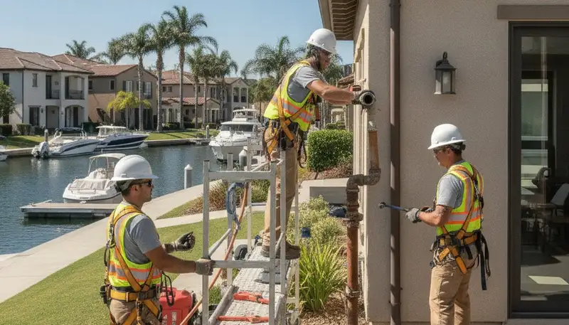 Stockton, CA plumber providing residential plumbing repair services