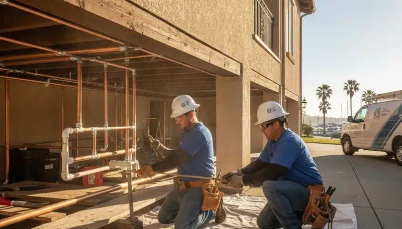 Stockton, CA plumber providing fast repair service for residential and commercial plumbing issues