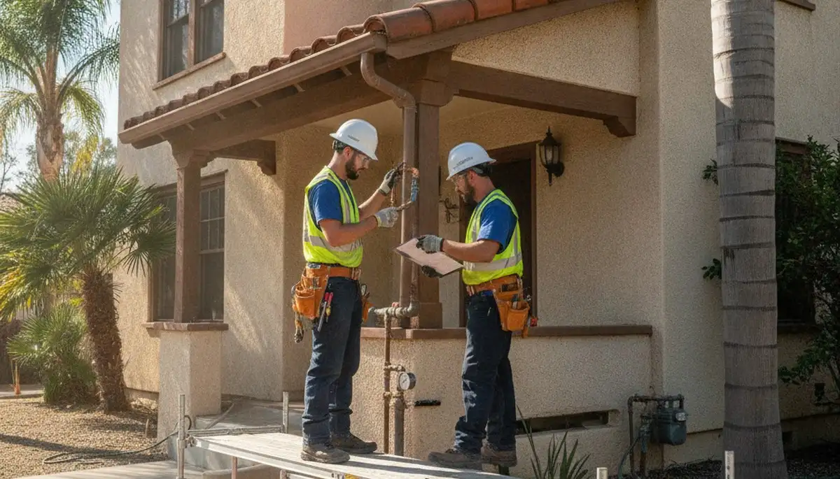 Professional plumber providing repair service in Stockton, CA for a local plumbing business