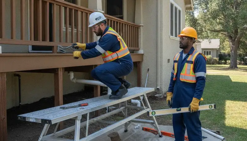 Stockton, CA plumbing repair team servicing residential and commercial plumbing systems