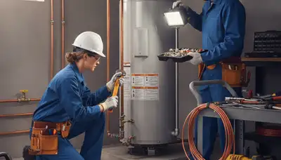 Stockton, CA plumber repairing a home leak for plumbing repair service