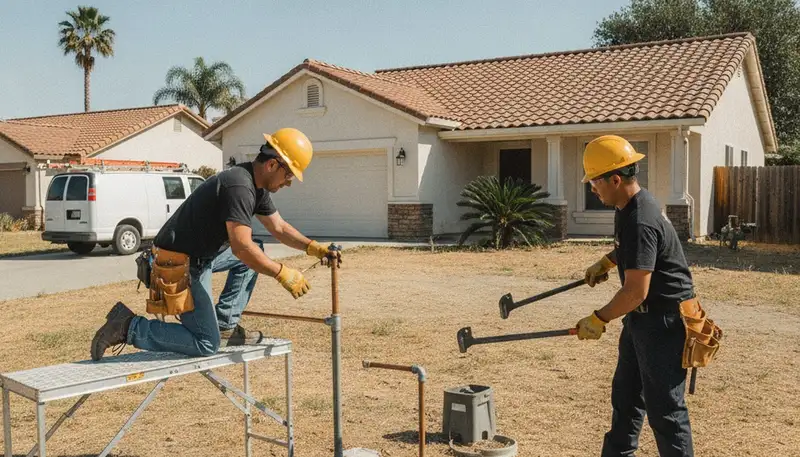 Stockton, CA plumber providing professional plumbing repair service for residential and commercial customers