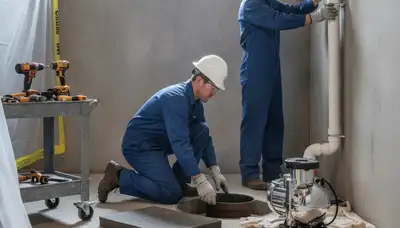 Sump pump installation for Stockton, CA home waterproofing by On Call Plumbers