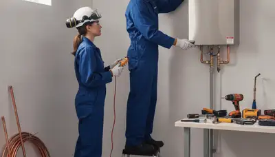 Tankless water heater service for Stockton, CA homes by On Call Plumbers