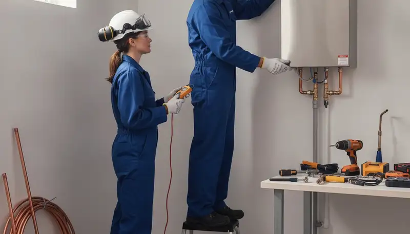 Tankless water heater service for Stockton, CA homes by On Call Plumbers